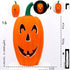 Hollow Plug-in Pumpkin Piles Placed Outdoors In The Park